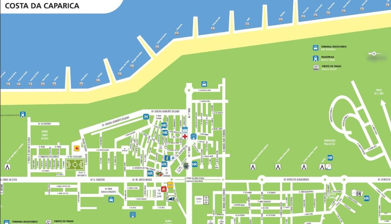 קוסטה דה קפאריקה Lisbon Beach Apartments 4 מראה חיצוני תמונה